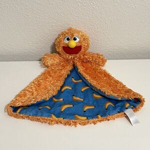 Ms. Rachel Herbie Huggable Lovey Security Blanket Lovie Orange Banana Lining